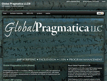 Tablet Screenshot of globalpragmatica.com